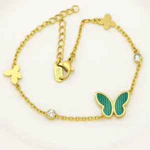 Butterfly-Charm-18K-Gold-Plated-Bracelet-with-Crystals