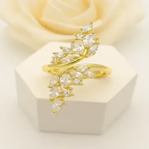 Vine-Inspired-Crystal-Wrap-Ring-–-18K-Gold-Plated-Adjustable